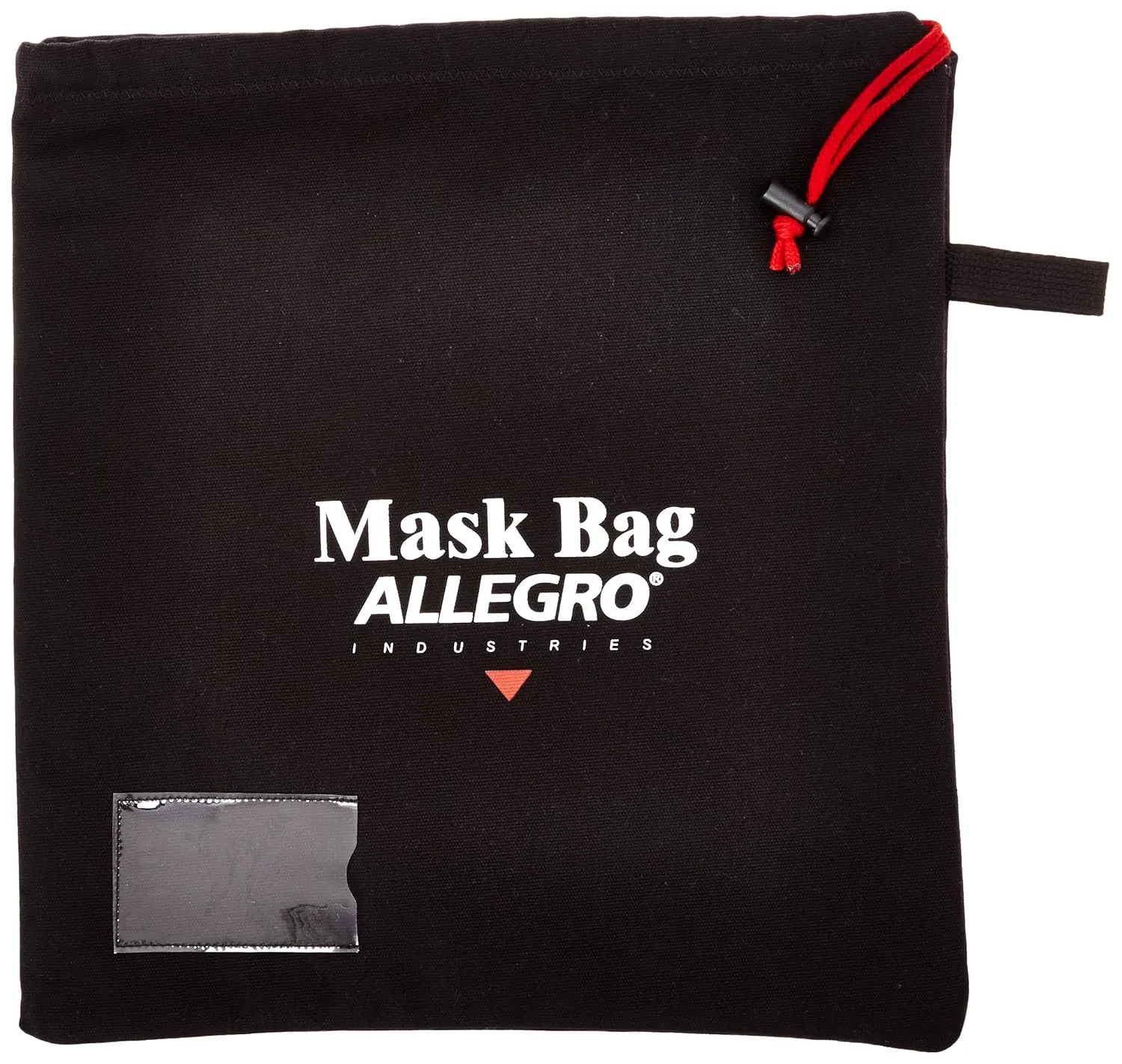 Allegro Industries 2025 Full Mask Storage Bag, 16" x 14", Black