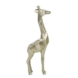 ALUMINUM 15" GIRAFFE DECOR