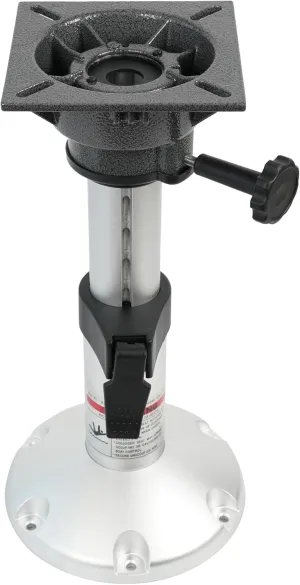Aluminum Adjustable Height Locking Boat Seat Pedestals 13 to 18 Inches for Boat Seats(1pcs)