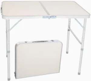 Aluminum Alloy Folding Table,Multipurpose Portable Aluminum Alloy Folding Table (90 x 60 x 70cm)