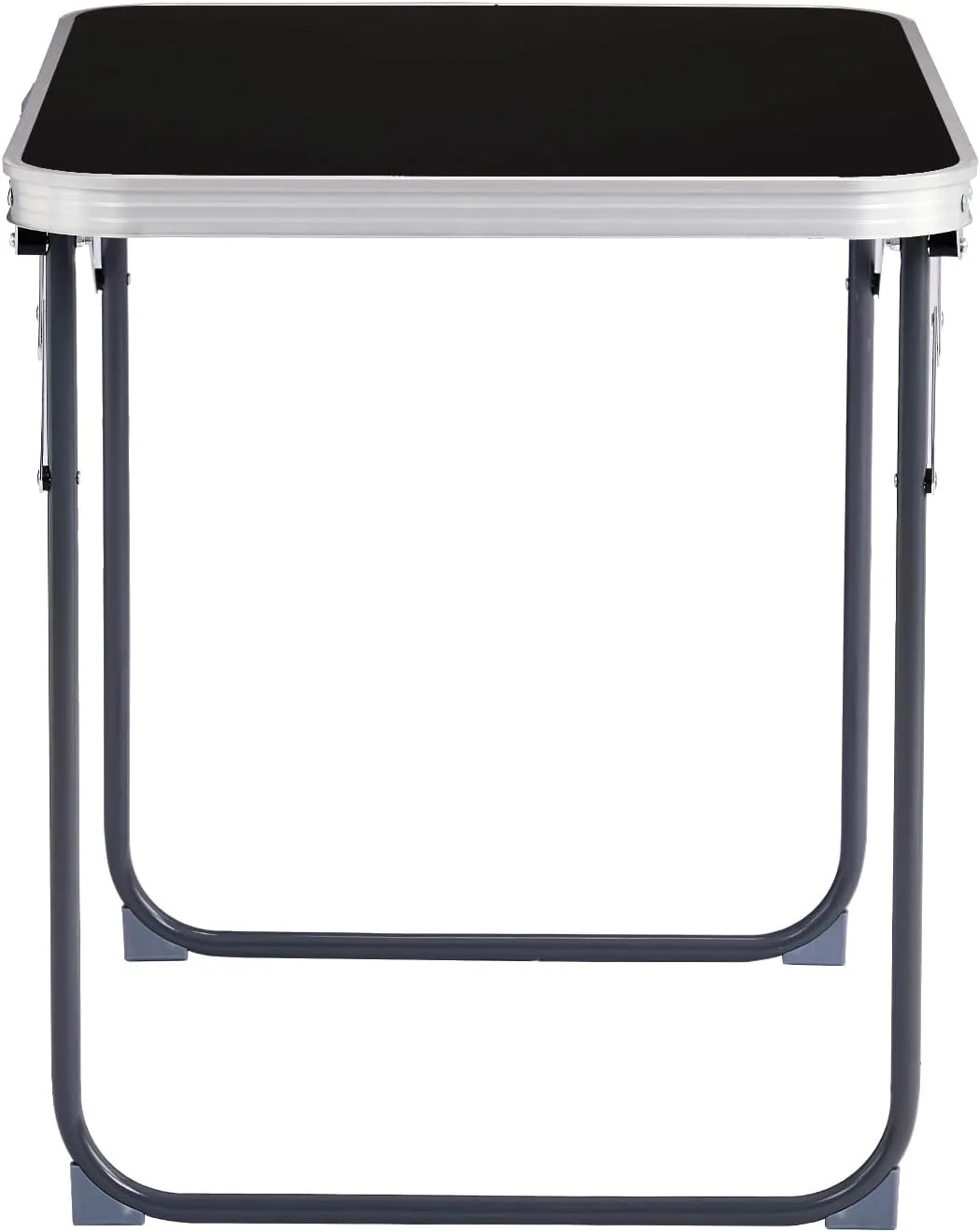 Aluminum Camping Folding Table, Easy Assemble, for Garden, Backyard, Courtyard, Beach. (Black, 27.56" Lx 19.69" Wx 23.62" H)