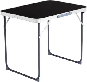 Aluminum Camping Folding Table, Easy Assemble, for Garden, Backyard, Courtyard, Beach. (Black, 27.56" Lx 19.69" Wx 23.62" H)