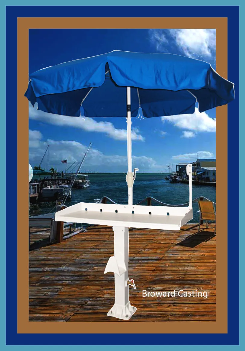 ALUMINUM FISH CLEANING STATION