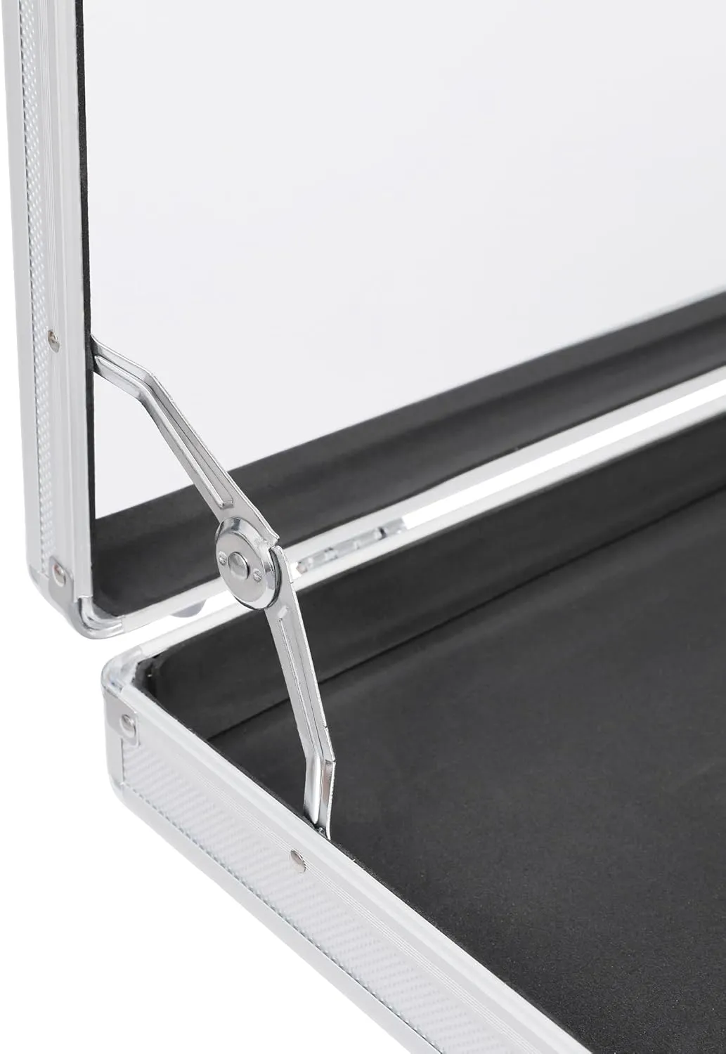 Aluminum Glass Display Case for Cards, 2 Pack XL Large Table Top Display Case with Lock, Portable Trade Show Display Case for Jewelry MTG Cards Collectible Cards.