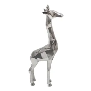 ALUMINUM STANDING GIRAFFE