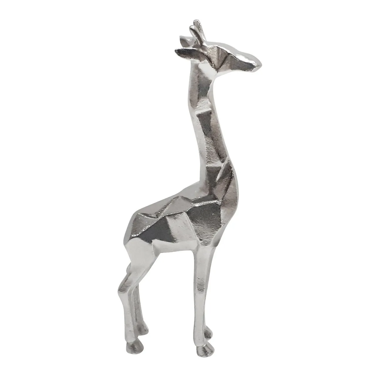 ALUMINUM STANDING GIRAFFE