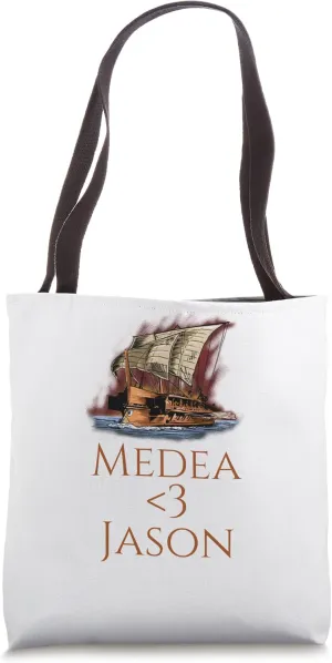 Ancient Greek Mythology & Tragedy - Medea Loves Jason Tote Bag