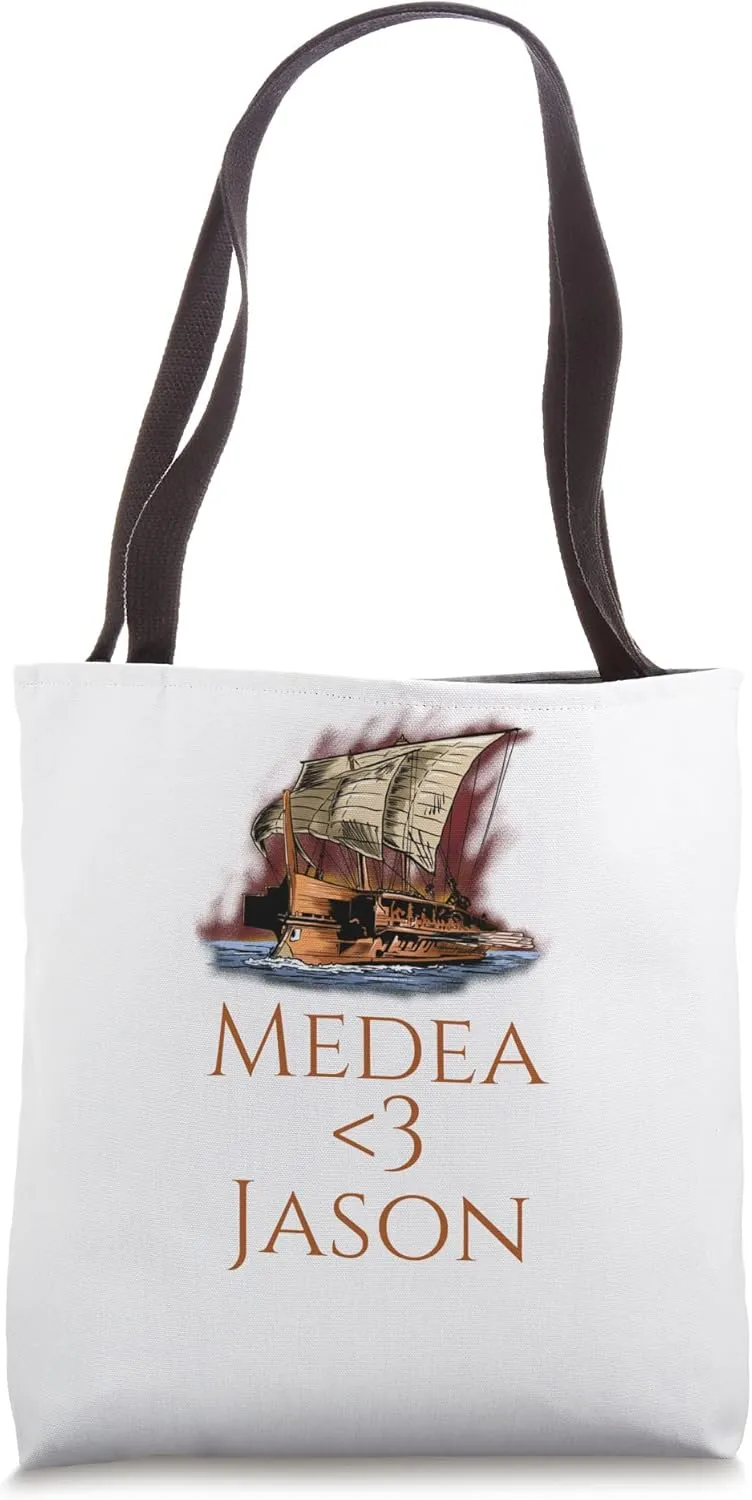 Ancient Greek Mythology & Tragedy - Medea Loves Jason Tote Bag