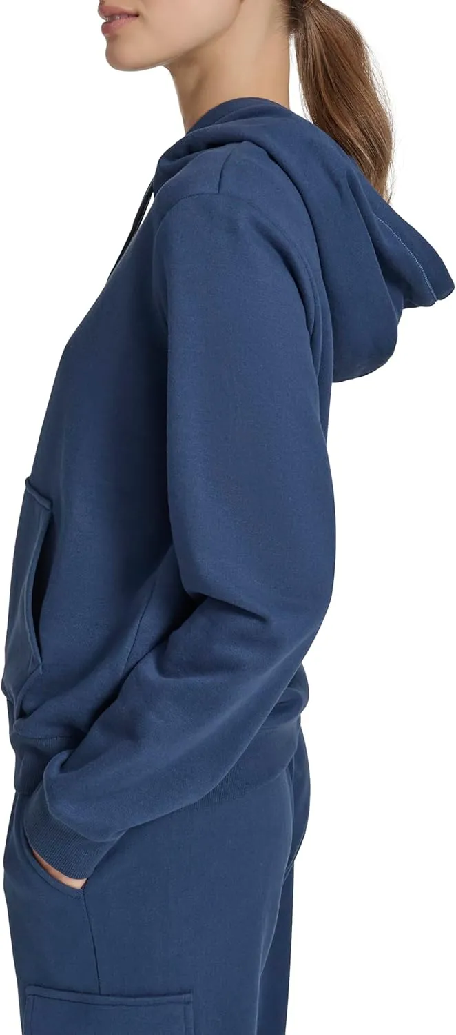 Andrew Marc Women's Fleece Pullover Hooded Top