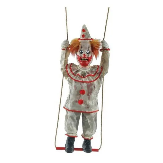 Animated Swinging Happy Clown Doll