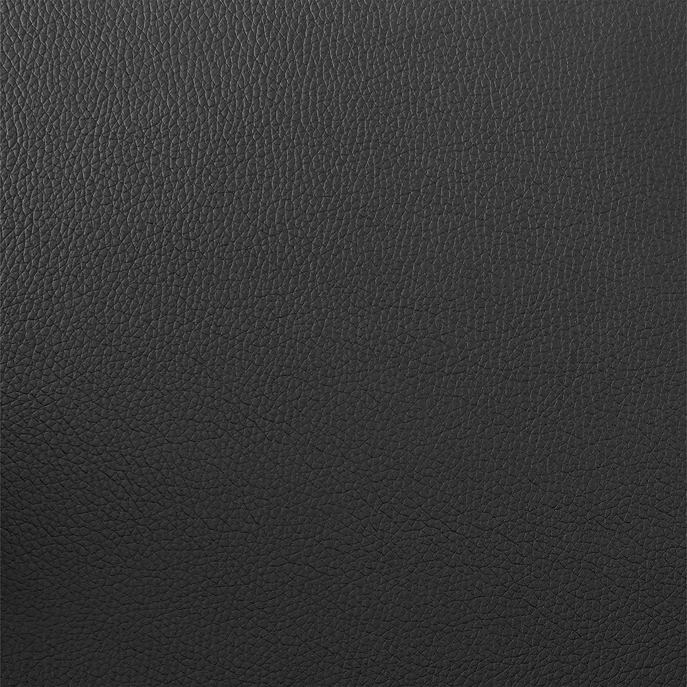 Armen Living Daphne Office Chair in Black Faux Leather and Chrome Finish, 33" x 21" x 20"