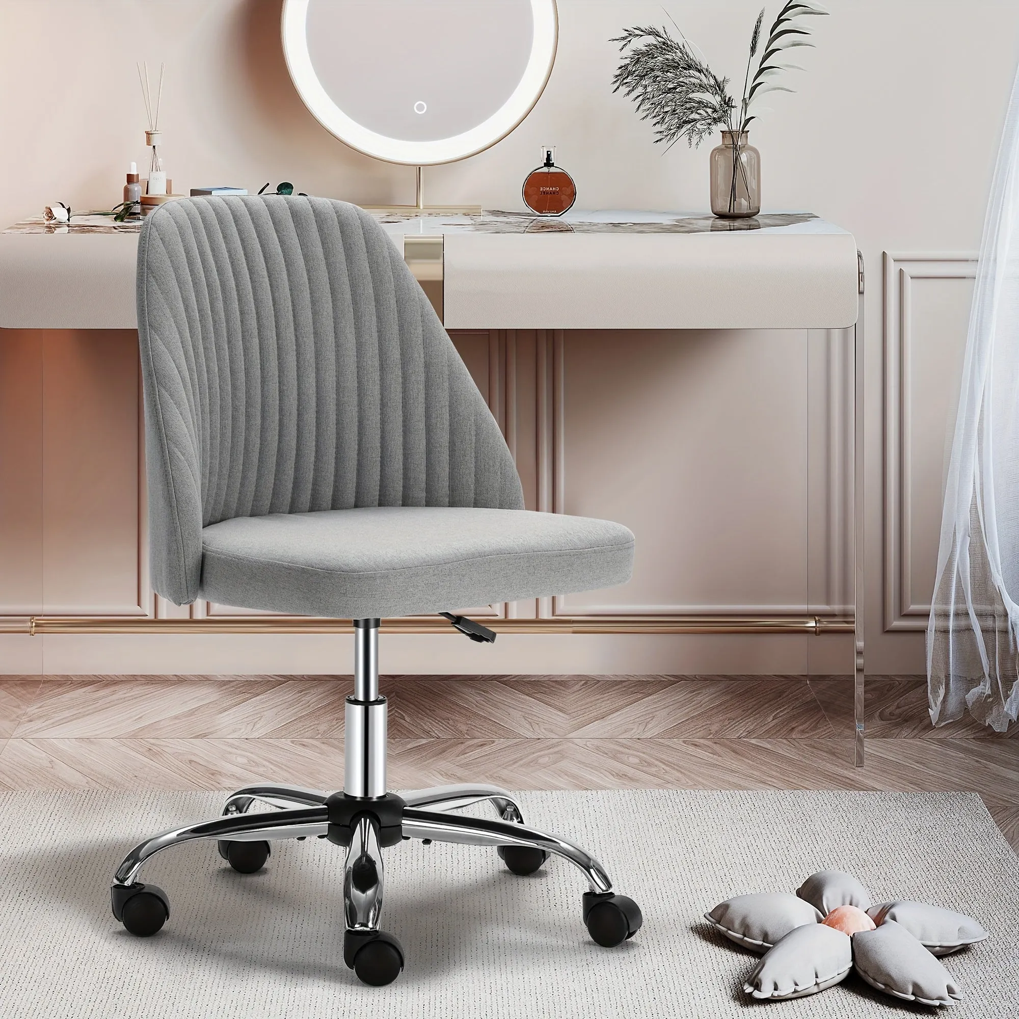 Armless Office Chair Cute Desk Chair