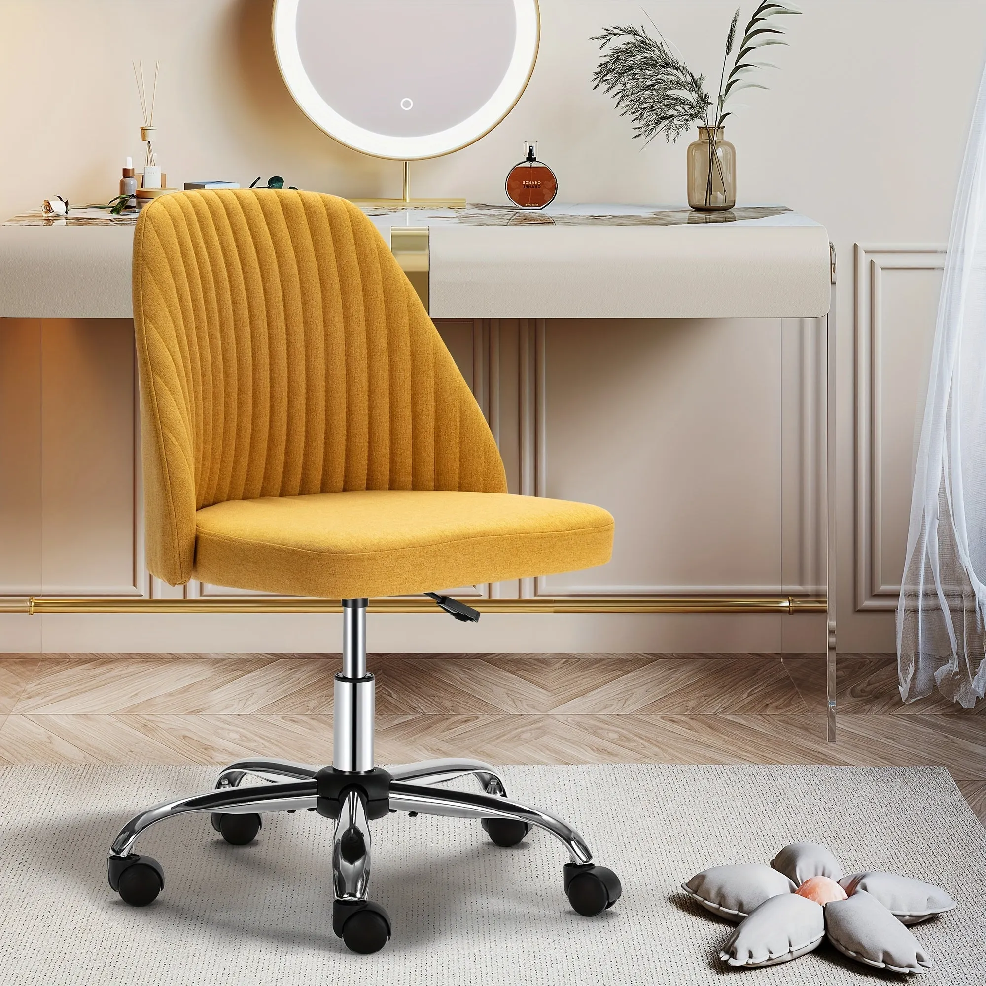Armless Office Chair Cute Desk Chair