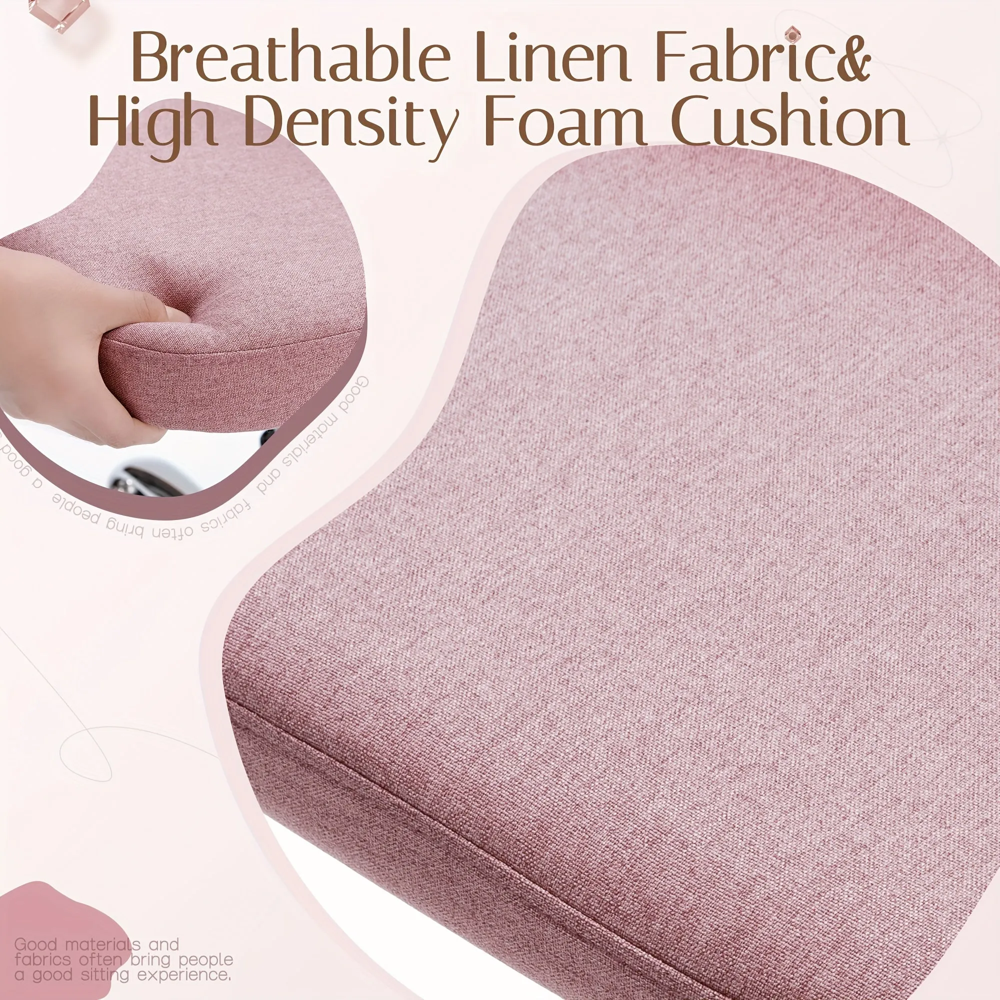 Armless Office Chair Cute Desk Chair