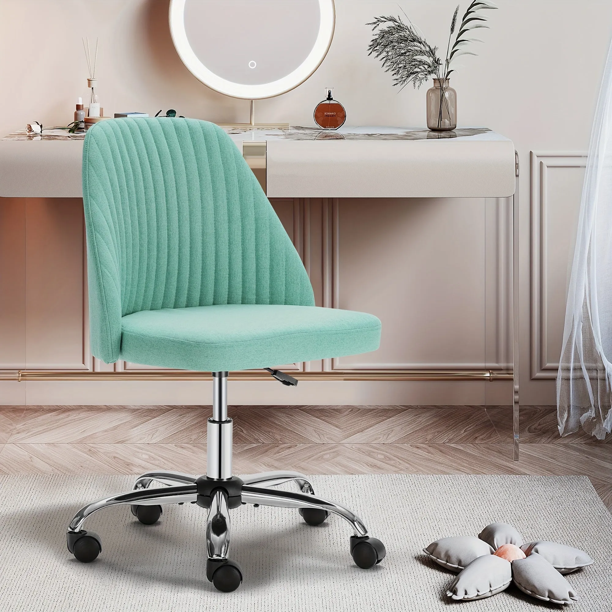 Armless Office Chair Cute Desk Chair