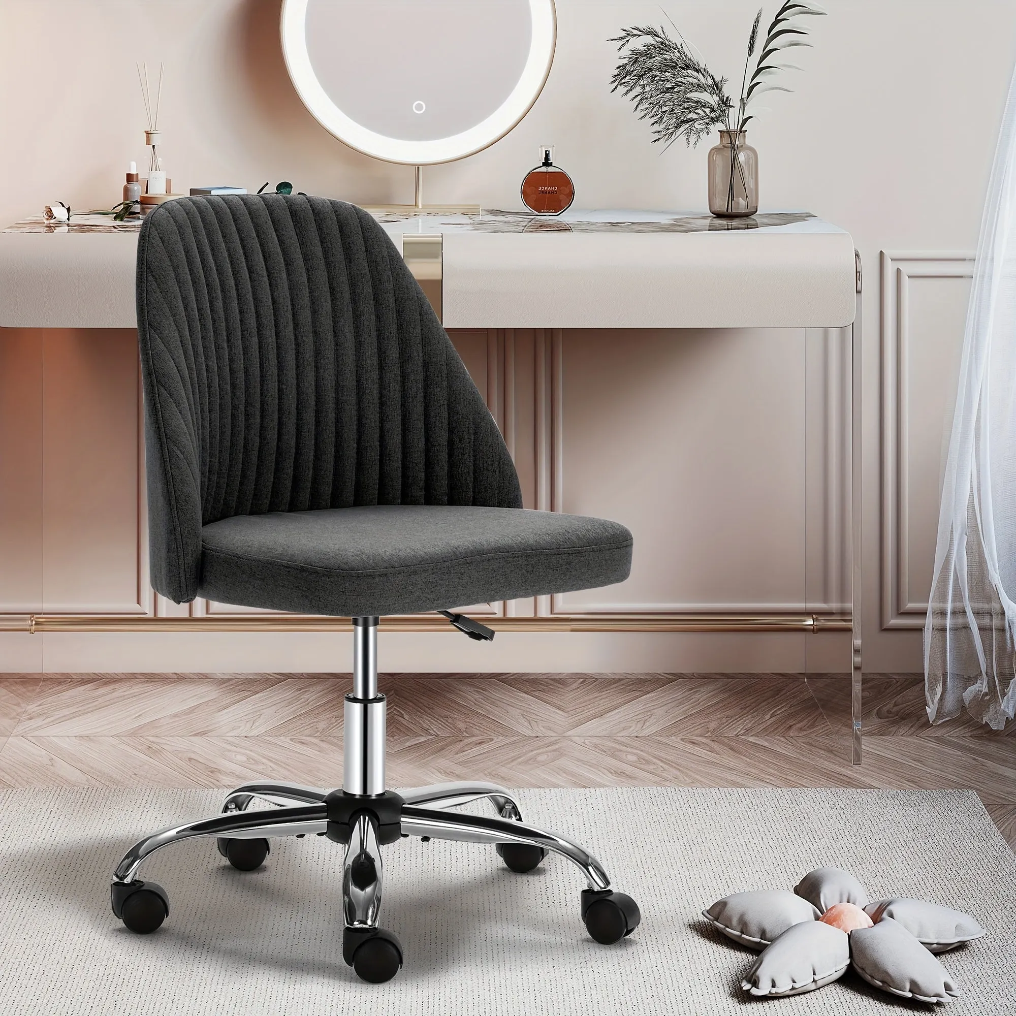 Armless Office Chair Cute Desk Chair