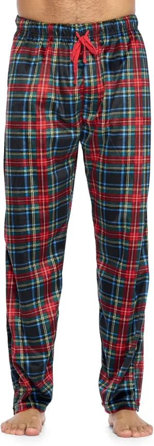 Ashford & Brooks Men's Fleece Pajama Pants, Fuzzy Soft Sleep Lounge Bottoms