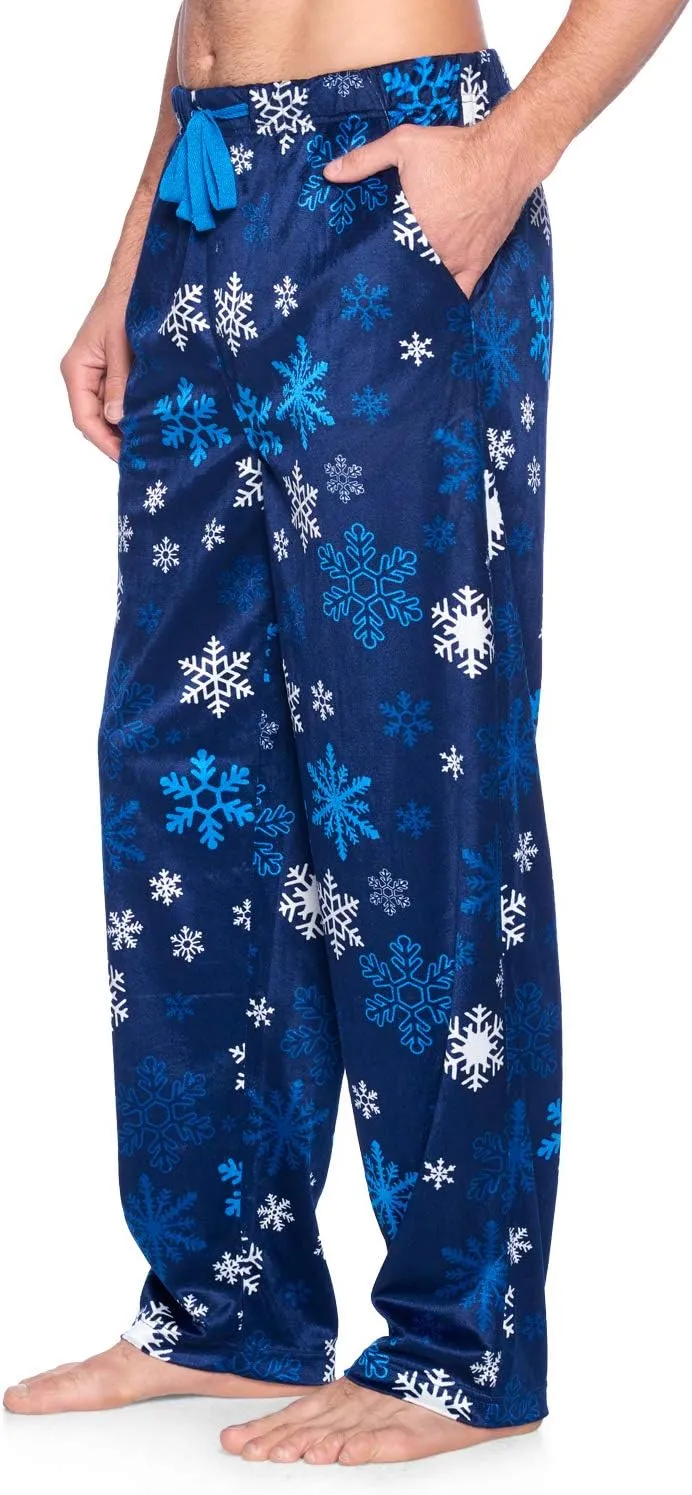 Ashford & Brooks Men's Fleece Pajama Pants, Fuzzy Soft Sleep Lounge Bottoms