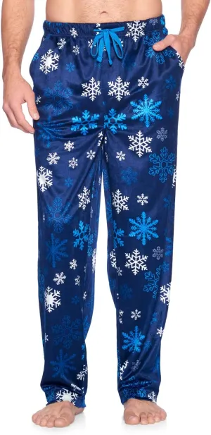 Ashford & Brooks Men's Fleece Pajama Pants, Fuzzy Soft Sleep Lounge Bottoms