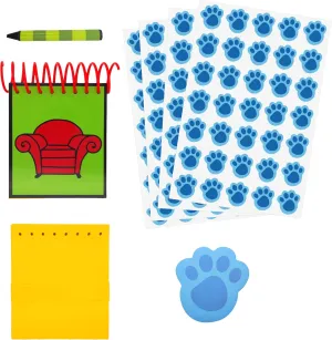 ASVP Shop STEVE - Handy Dandy Notebook With 1 Crayon, 140 Stickers, 60 Spare Paper, Mini Notepad