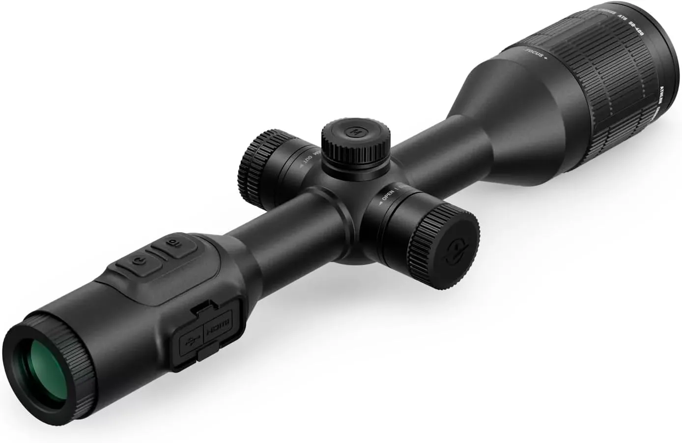 Athlon Optics Cronus ATS 30mm Tube 0.39" OLED Display High Detection Range Bluetooth/WiFi Aluminum Waterproof Thermal Night Hunting Shooting Gun Scope