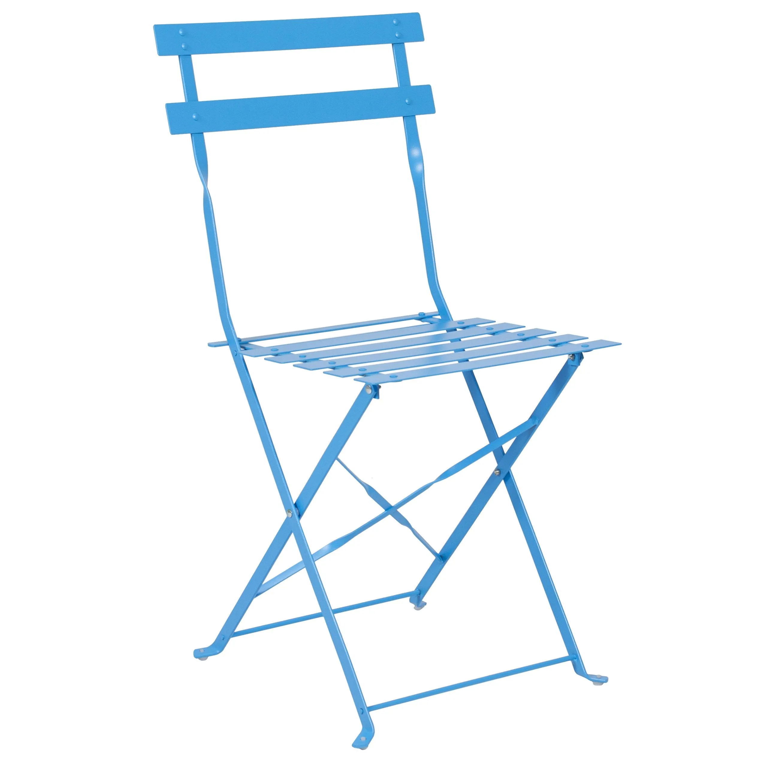 Attentive support Outdoor Folding Metal Steel Portable Bistro w/ 3-Piece Set Augmented reality Furniture Frame