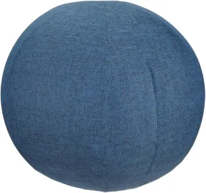 B Baosity Balance Ball Cover, Exercise Ball Cover, Sitting Balls Cover, Yoga Ball Accessories, Foldable Lightweight Yoga Ball Cover Anti Scratch Protective Skin - Blue 55cm(Thickened)