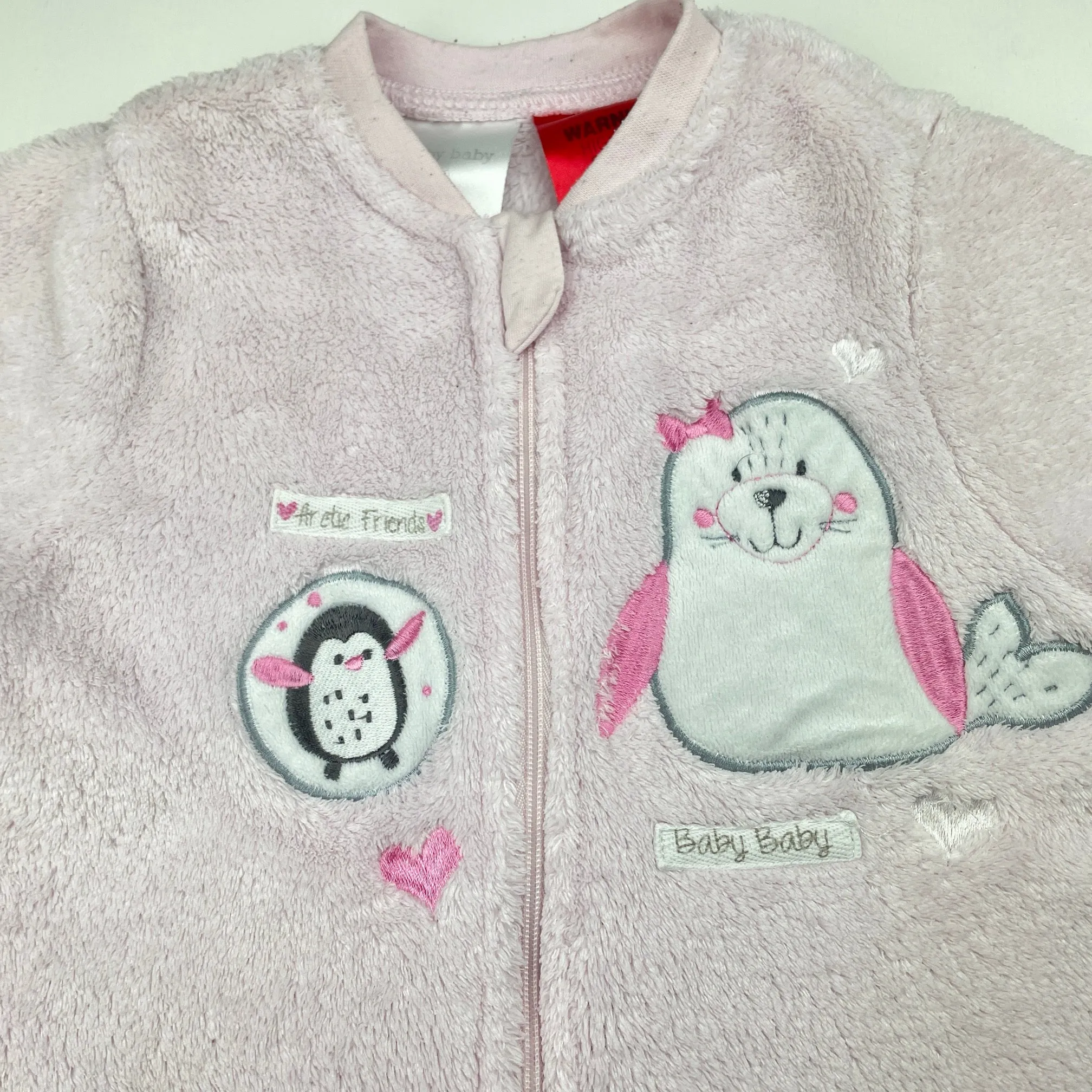 Baby Baby soft fleece travel sleeping bag, L: 58cm, size 00, Pre-loved
