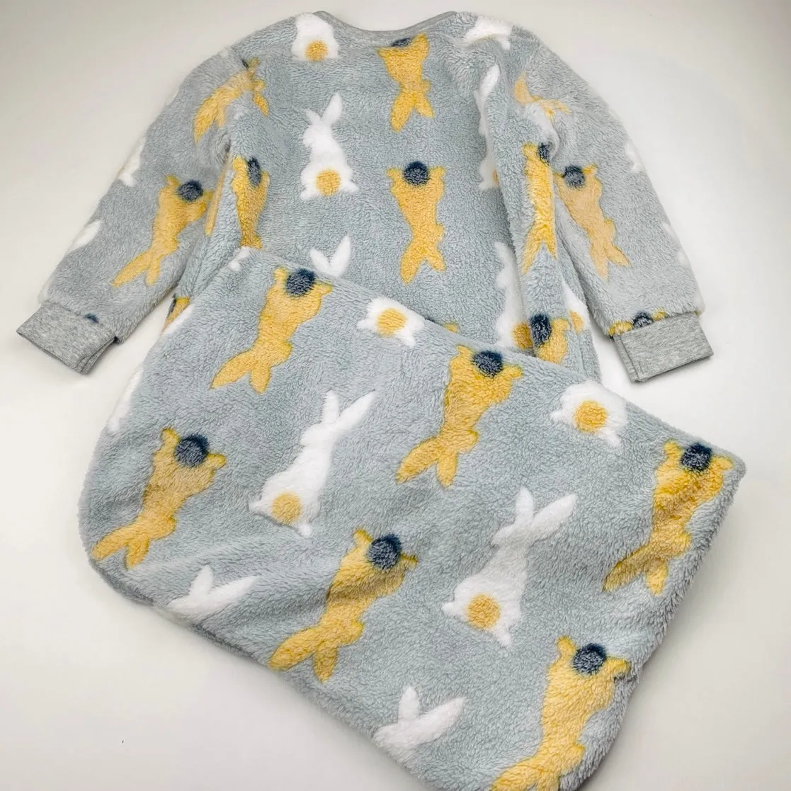 Baby Berry soft fleece sleeping bag, L: 87cm, size 3, Pre-loved