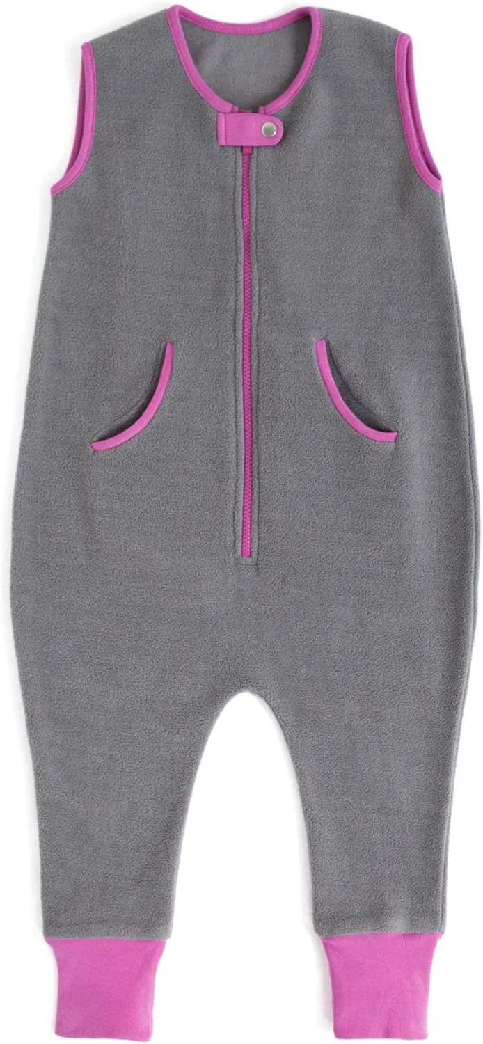 baby deedee Kicker Sack with Feet Sleep Bag, Slate, 2-4T
