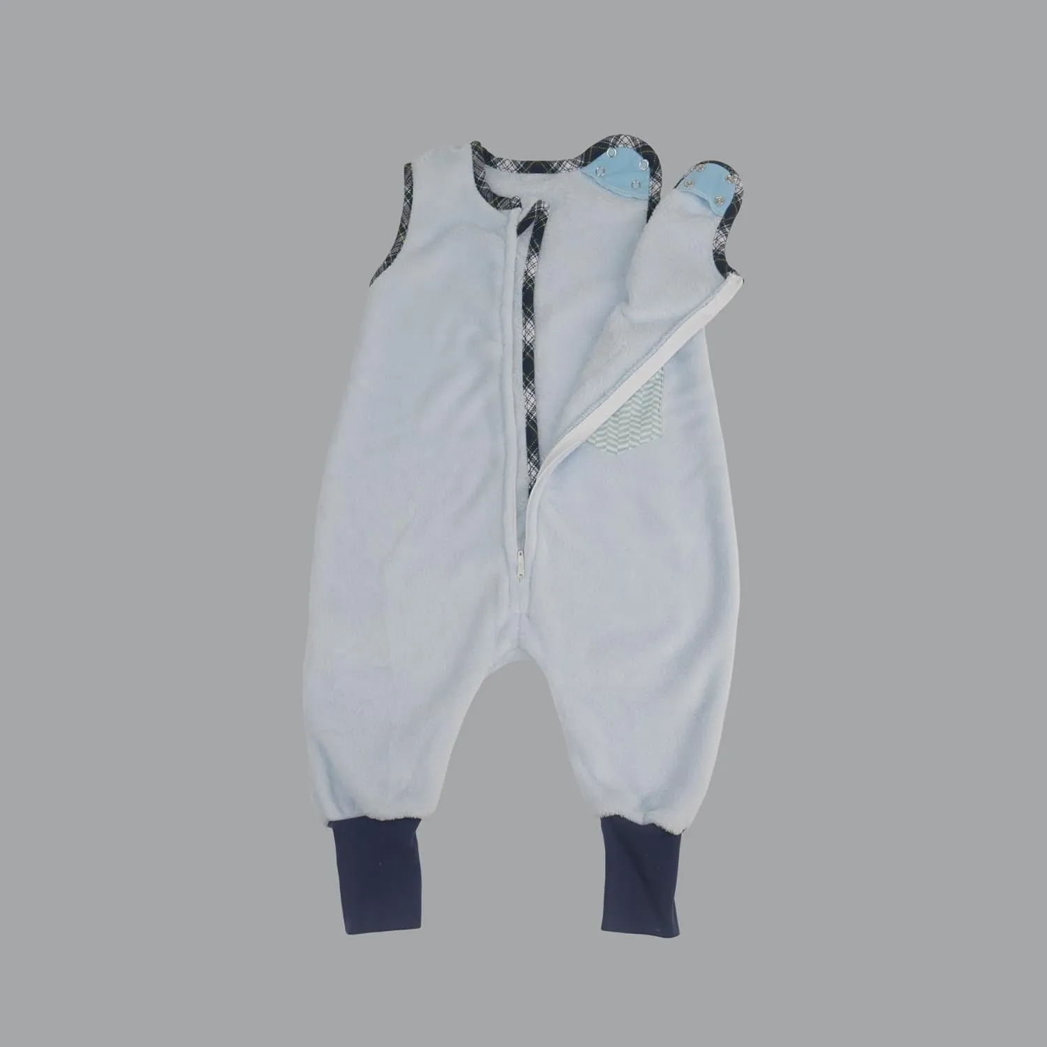 Baby Sleep Sack with Feet (12-24 Months) Fleece Plush Tog 1.5 Soft Toddler Wearable Blanket With Leg Infant Walking Sleeping Bag Warm Walker Sleeper