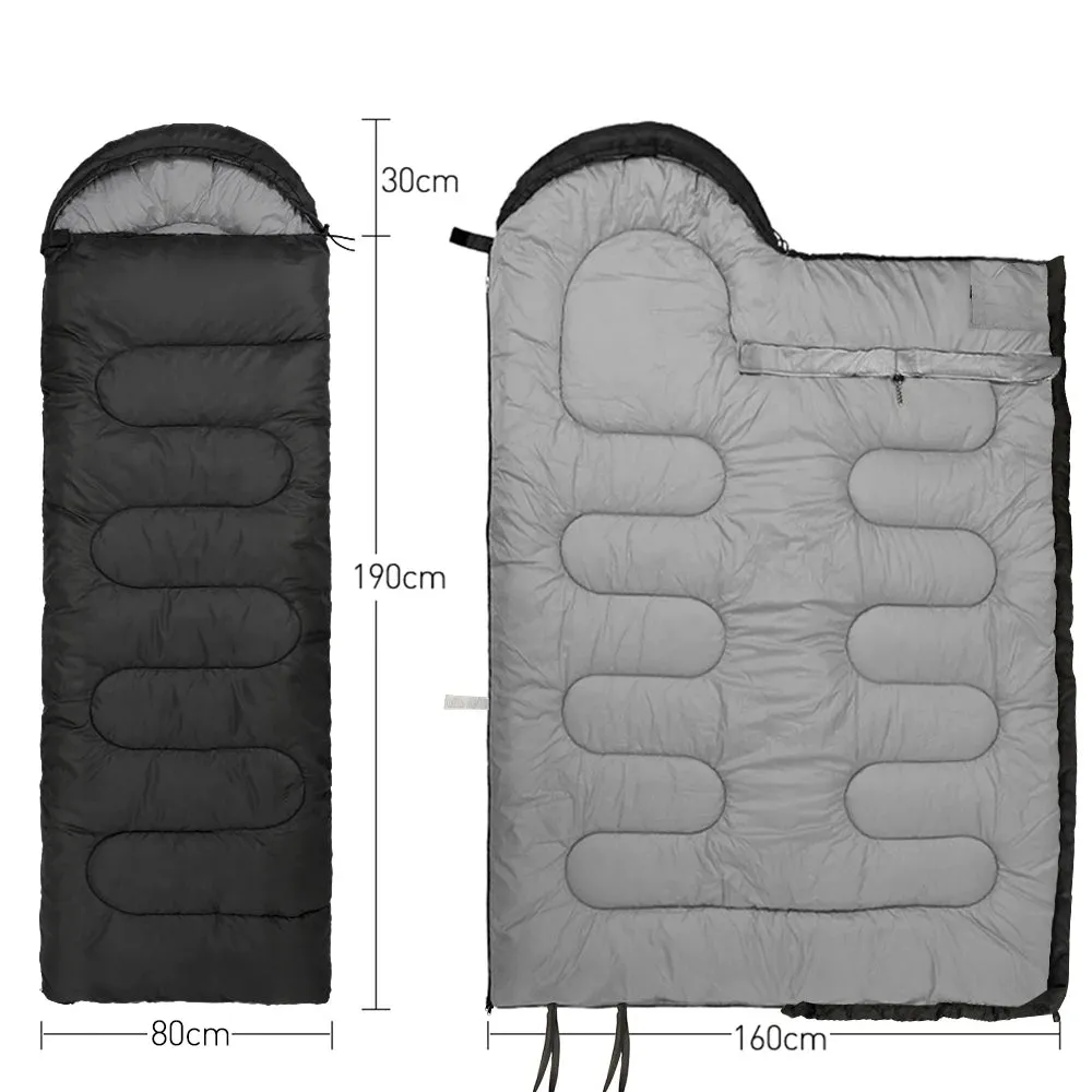 Bag Robust Warm Backpacking Bag Sleeping Season Outdoor Envelope Attractive Sleeping 4 Winter Cotton Mummy Lightweight Camping