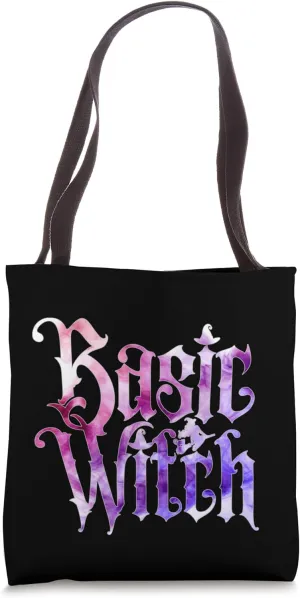 Basic Witch Halloween Cute Funny Spooky Season Tote Bag