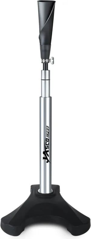 Batting Tee for Baseball and Softball,Triangular Base Ultra Stable Baseball Tee with Hand-Rolled Rubber Top,Premium Stem Softball Tee,Height Adjustable 24 to 46 inches for Kids and Adults