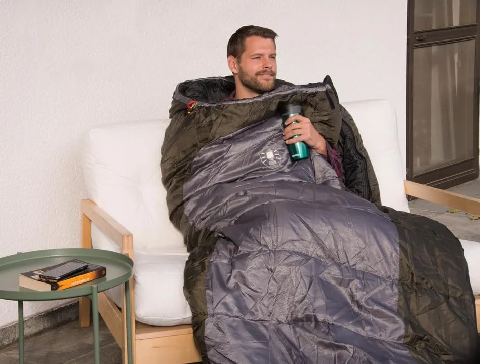 Big Basin 15°F Big & Tall Sleeping Bag w/ Snag-Free Zipper-Cold Weather