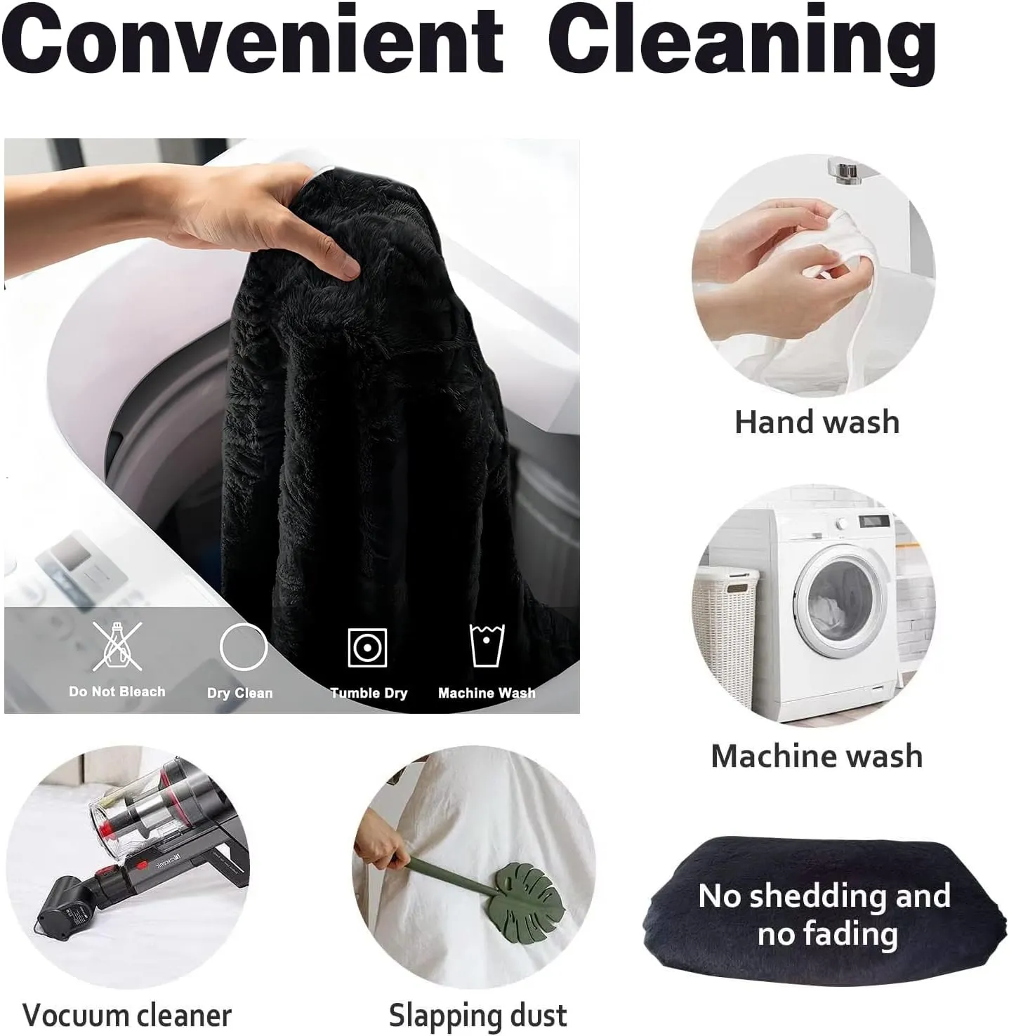 Big Huge Giant Bean Bag Chair Cover for Adults, (No Filler) Machine Washable Covers Bean Bag Chairs in Multiple Sizes and Colors Giant Foam-Filled Furniture Filled Furniture (6FT,Black)