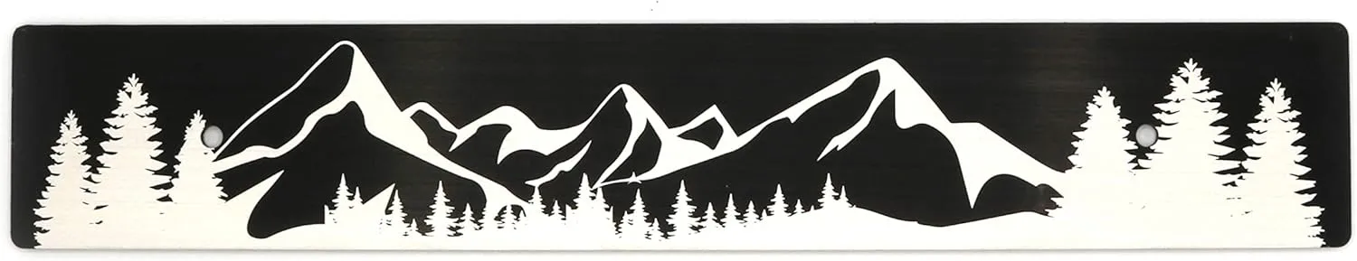 Billetworkz Mountains License Plate Delete Compatible with Subaru WRX/STI/Crosstrek/BRZ 2022