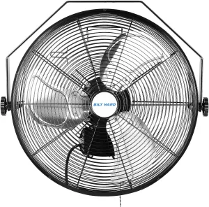 BILT HARD 4300 CFM 18 in. Outdoor Wall Mount Fan, 3-Speed Waterproof Wall Fan Industrial Grade High Velocity Outdoor Fans for Patio, Commercial, Garage, and Gazebo Use- UL Listed