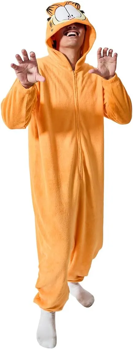 Bioworld Garfield Men's Kigurumi With Hood