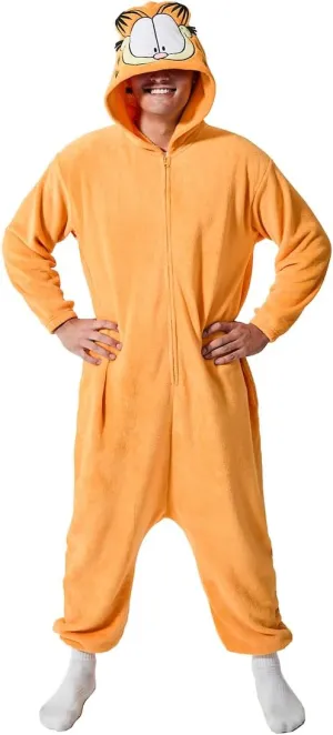 Bioworld Garfield Men's Kigurumi With Hood