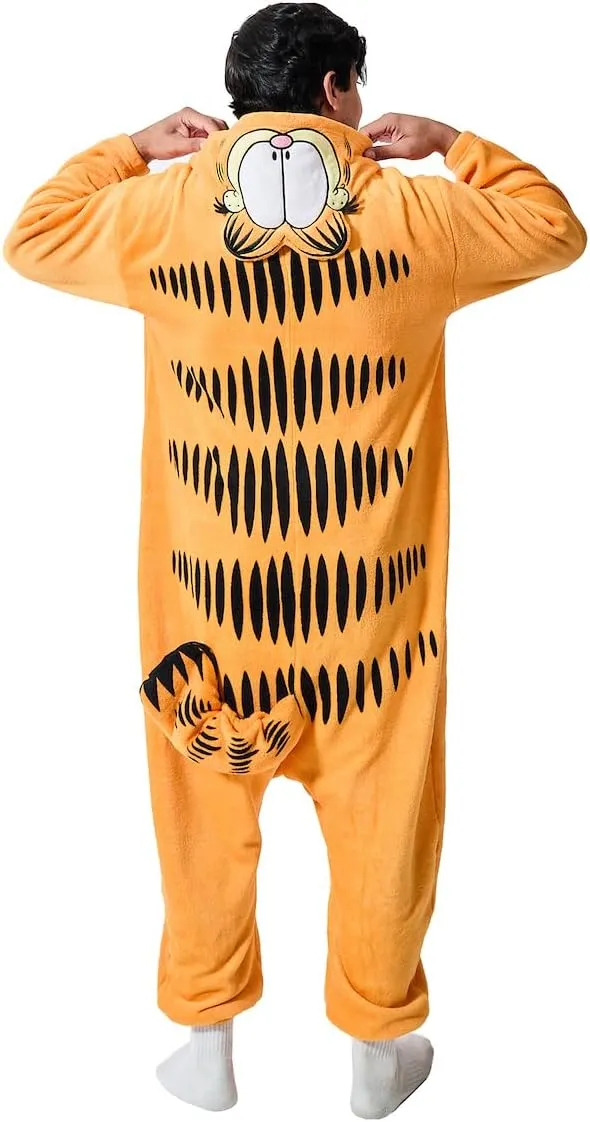 Bioworld Garfield Men's Kigurumi With Hood