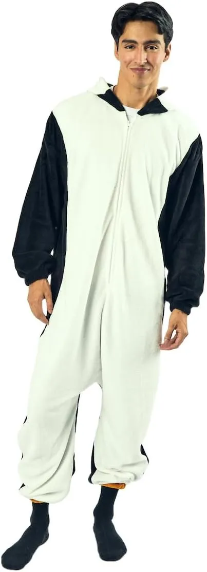 Bioworld Penguin Adult Hooded Kigurumi Union Suit