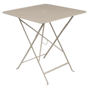 Bistro square table 71cm nutmeg