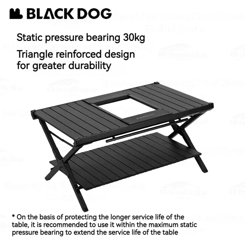 Blackdog Double Layered Folding Table