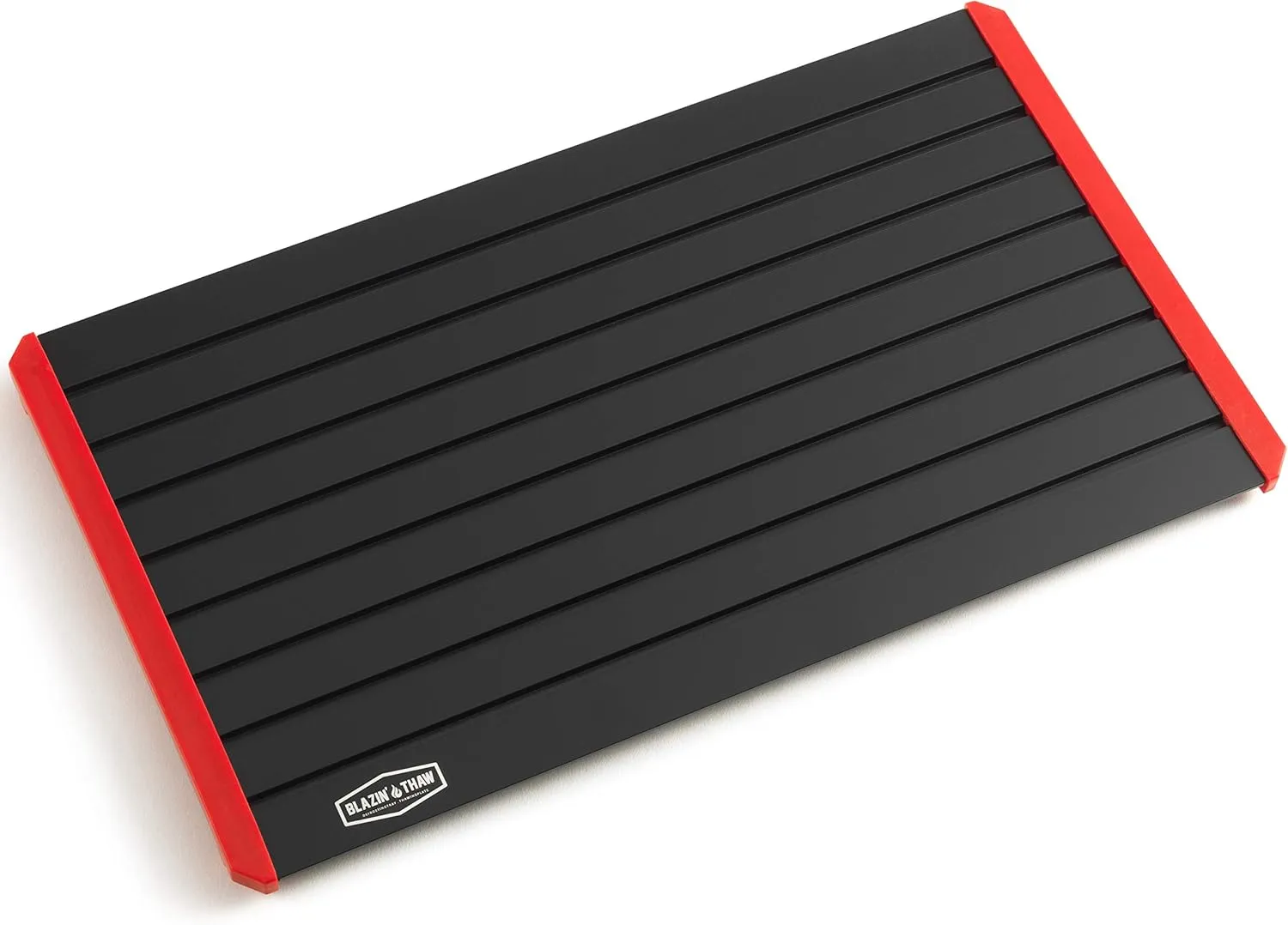 BLAZIN' THAW Defrosting Tray for Frozen Meat | 16" Family-Size | Aluminium Plate for Thawing Frozen Food | Natural Thawing Process | No Microwaves, No Cold/Warm Water Required |