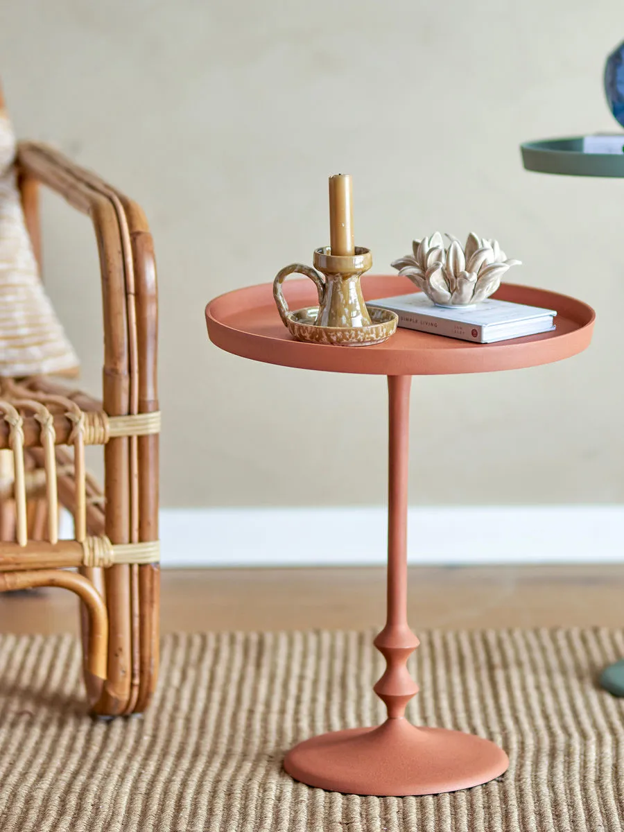 Bloomingville Anjou side table, orange, aluminum