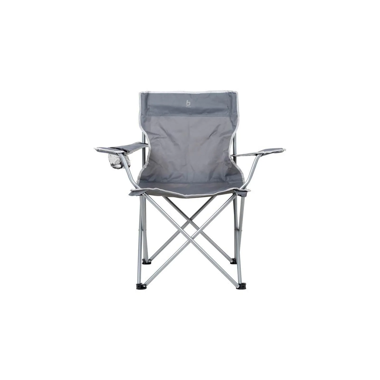 Bo-Camp Folding Chair Compact Steel Grey