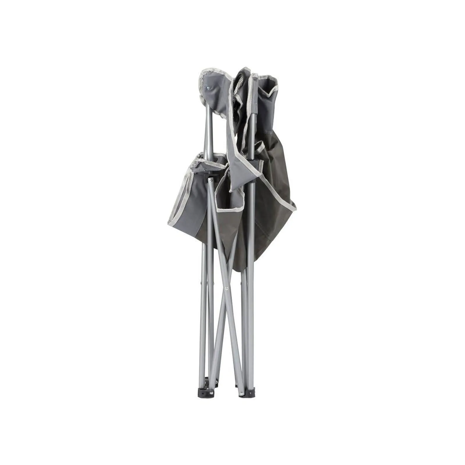 Bo-Camp Folding Chair Compact Steel Grey