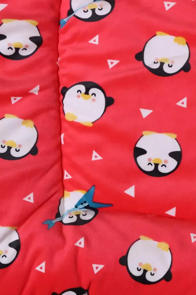 Born Baby Sleeping Bag (Coral Fleece) - Pack of 1 (Red)