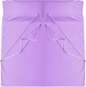 Brand - GANNAFEE Cotton Sleeping Bag Liner with Zipper - 100% Cotton Travel Sheet Sleep Sack Adult - Travel Sleeping Bag for Hotels Camping Hiking